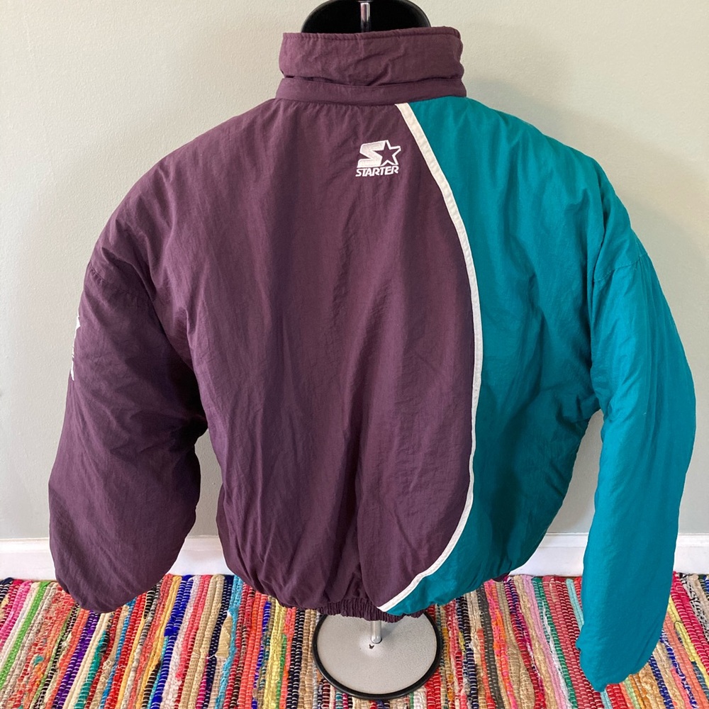 90s Anaheim Mighty Ducks Starter Jacket Large - Picture 5 of 8